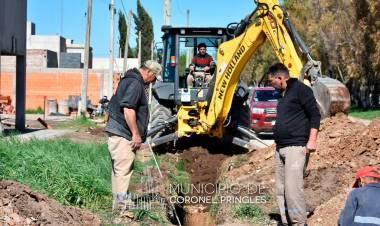 Obra Pública: Ampliación red cloacal