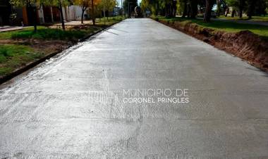 Avanzan los trabajos de pavimento en colectora de Boulevard 1