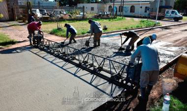 Pavimentación en Colectora Boulevard 1