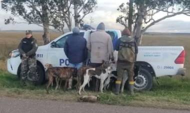 Stegmann: cazaban con galgos y los interceptaron