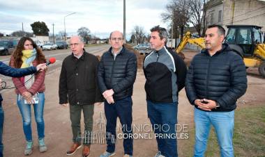 El Municipio inició una obra pluvial decisiva en el Barrio Roca