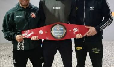 Gran Festival boxístico organizado por Bundini Boxing en el Club Alem de Coronel Pringles
