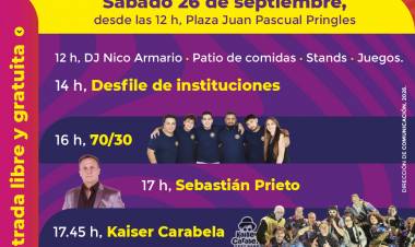 Los Palmeras serán el broche de oro de los festejos por el 144º Aniversario de Coronel Pringles