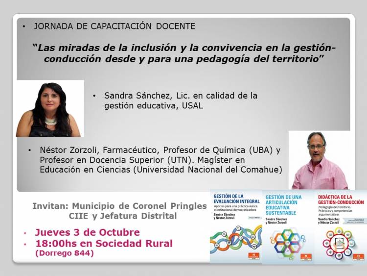 Jornada de capacitación para docentes