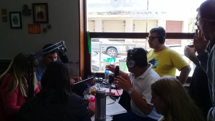 El Día del Centro-Medios de Prensa unidos con Objetivo logrado!!