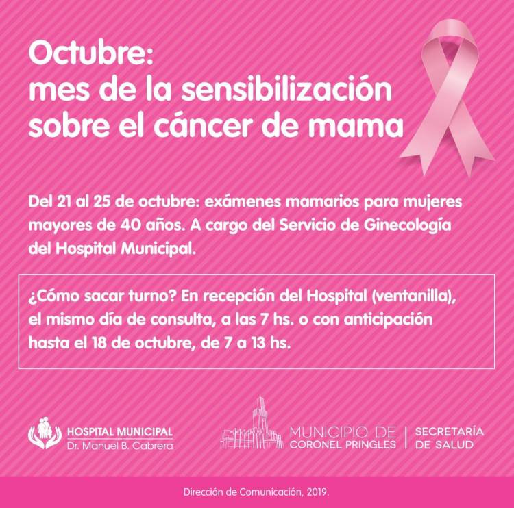 Mes de la sensibilización sobre el cáncer de mama