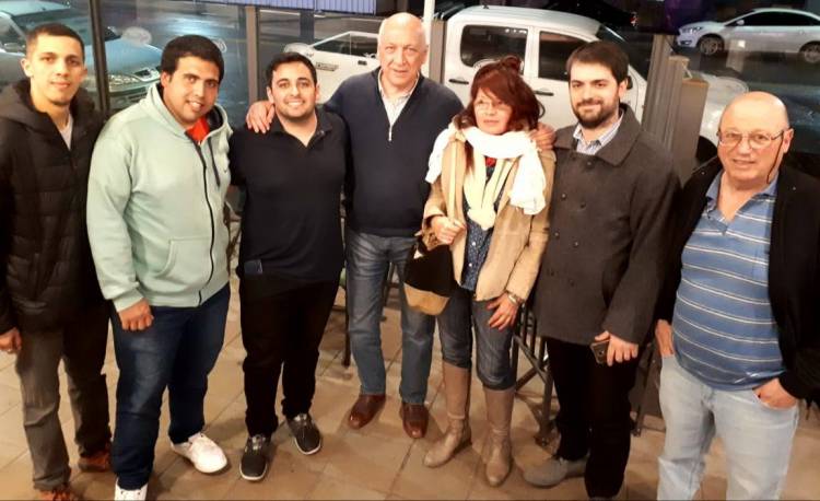Hourticolou estuvo con Antonio Bonfatti
