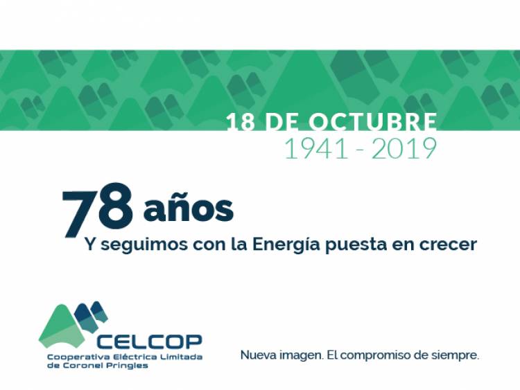 78 años y seguimos con la Energía puesta en crecer