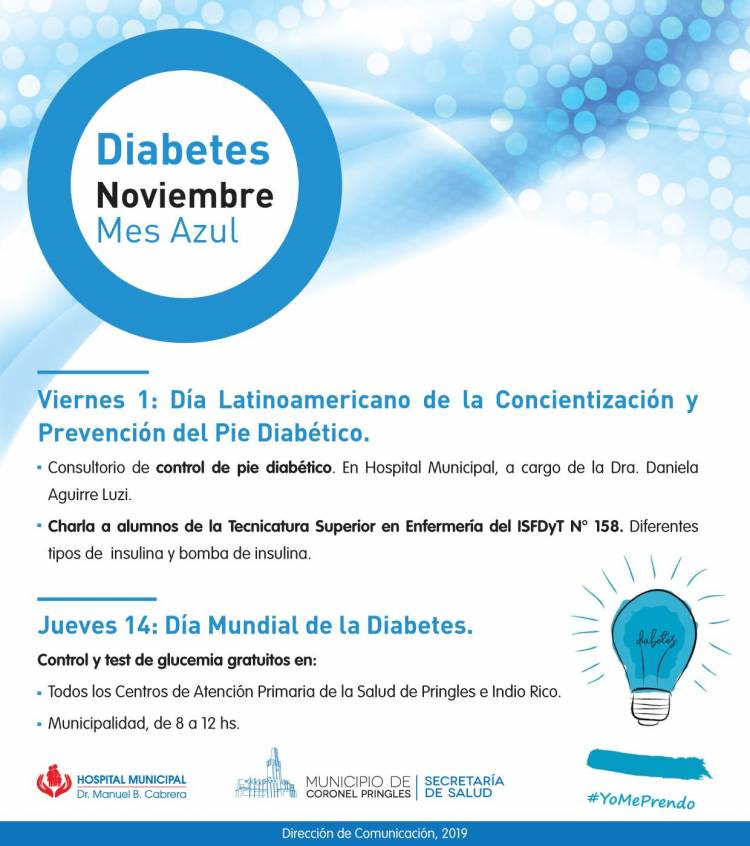 "La idea es actuar en la prevención en el pie diabético"