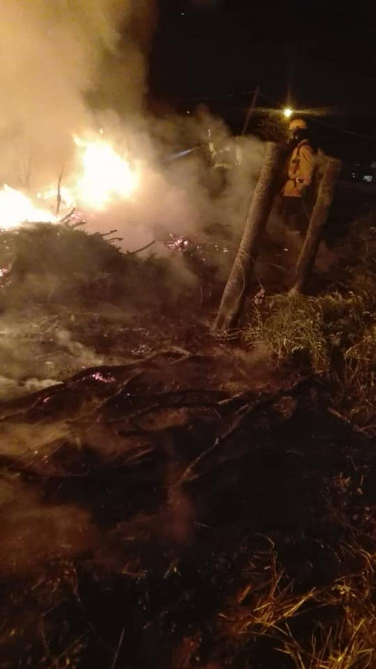 Incendio de leña