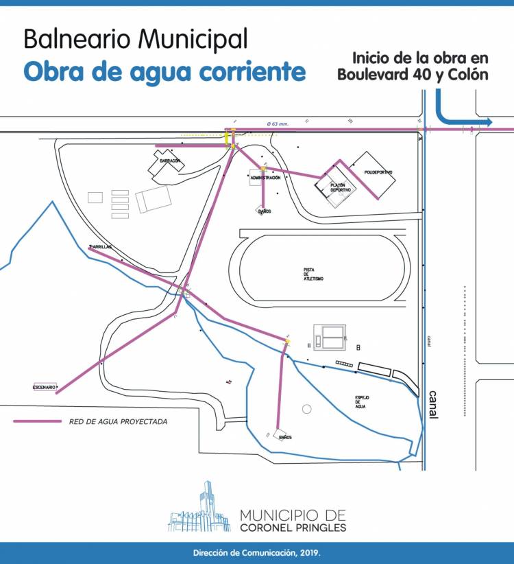 El Municipio llama a Licitación para importante obra en el Balneario Municipal