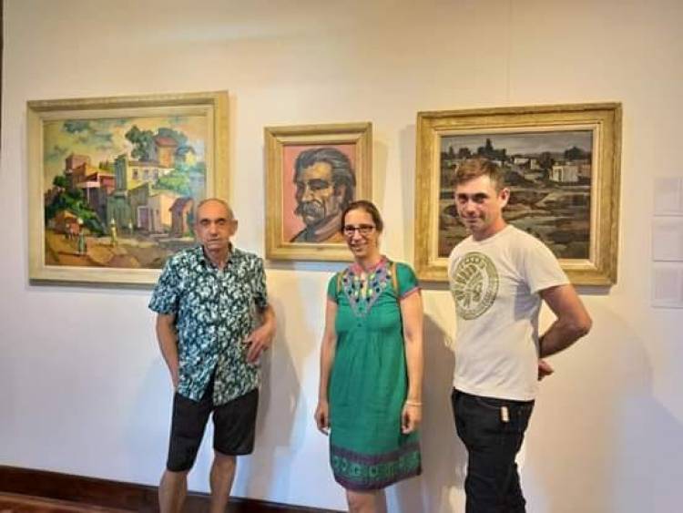 Ricardo Martínez Paz visitó el Museo de Artes