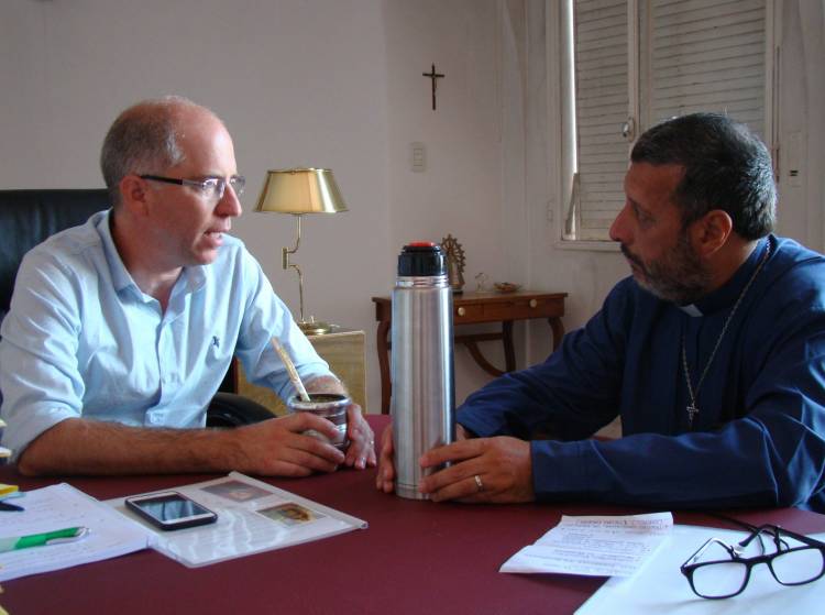 Matzkin recibió a Castiglioni en su despacho