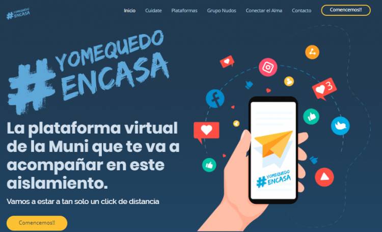 #YoMeQuedoEnCasa, la plataforma para que te entretengas en estos días de aislamiento