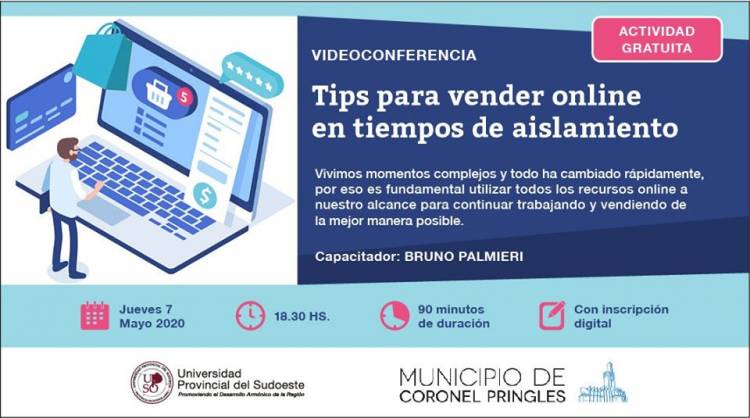 Videoconferencia: “Tips para vender online en tiempos de aislamiento”