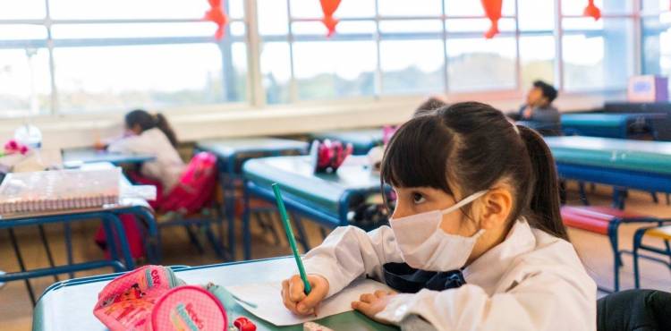 Tapabocas desde 1º grado, grupos rotativos y distancia de 2 metros, así será el regreso a clases