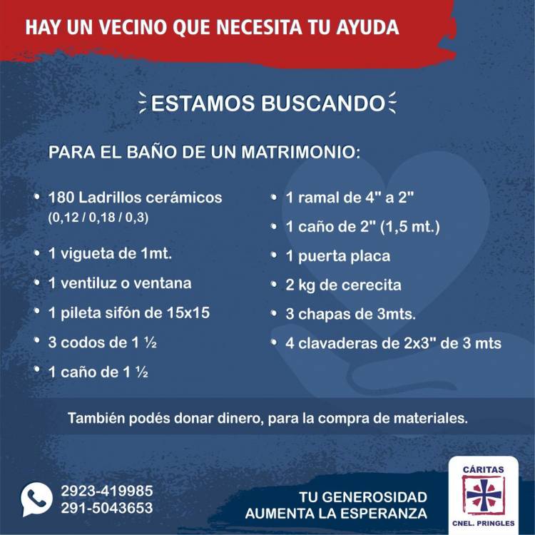 Hay un vecino que necesita tu ayuda