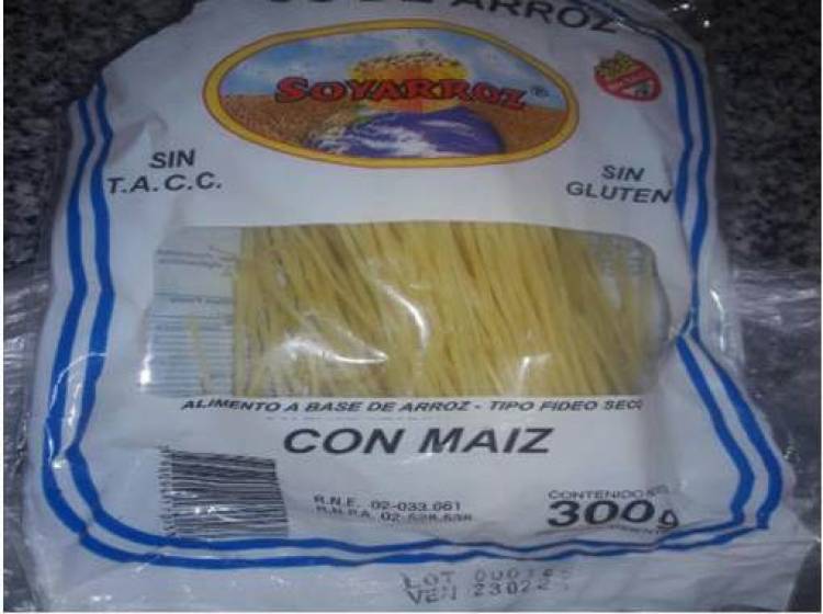 Abstención de consumo de productos marca "SOYARROZ"