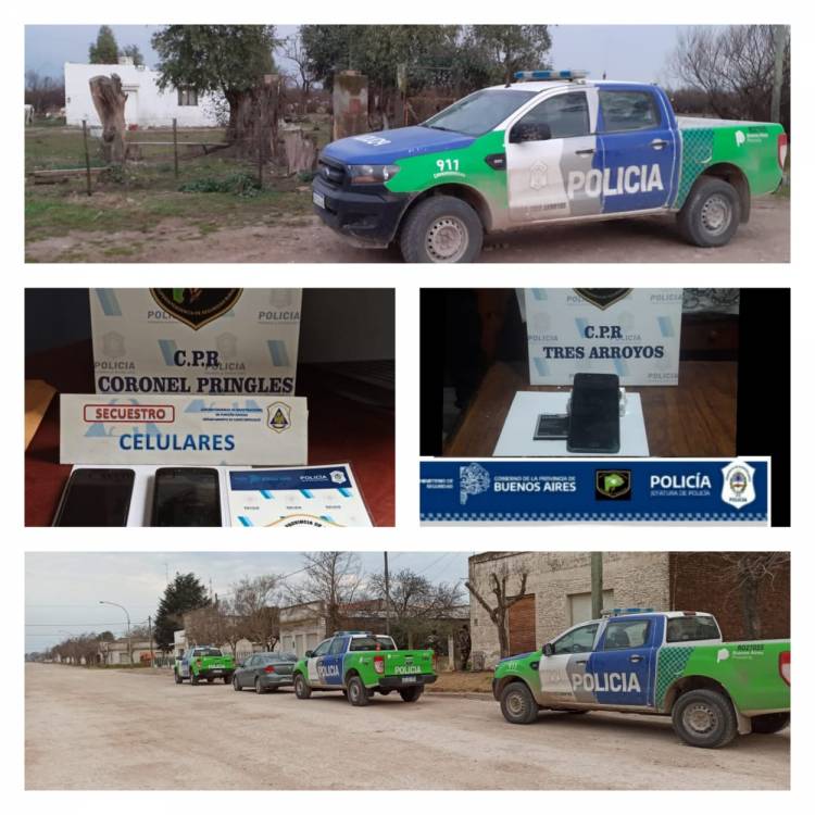 Secuestran celulares tras allanamientos en Indio Rico y Copetonas