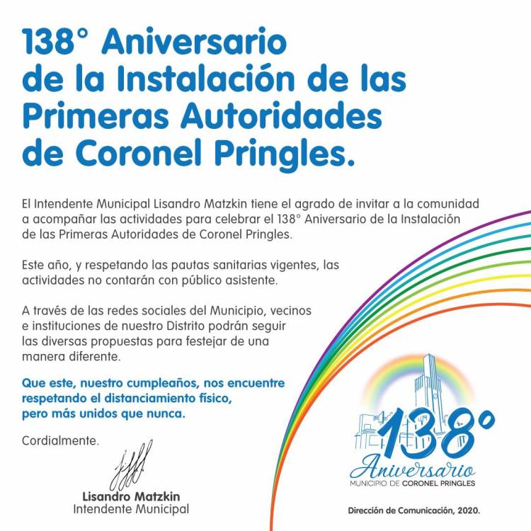 Ciudad: Nuestro Aniversario, el número 138, llega en un año atípico