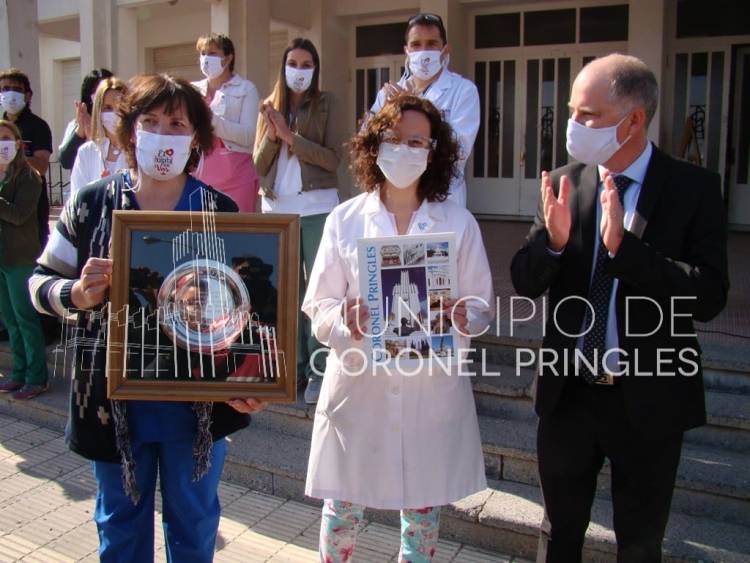 138º Aniversario: Matzkin presidió los festejos en Pringles