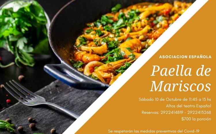 Paella de Mariscos en la Asociación Española