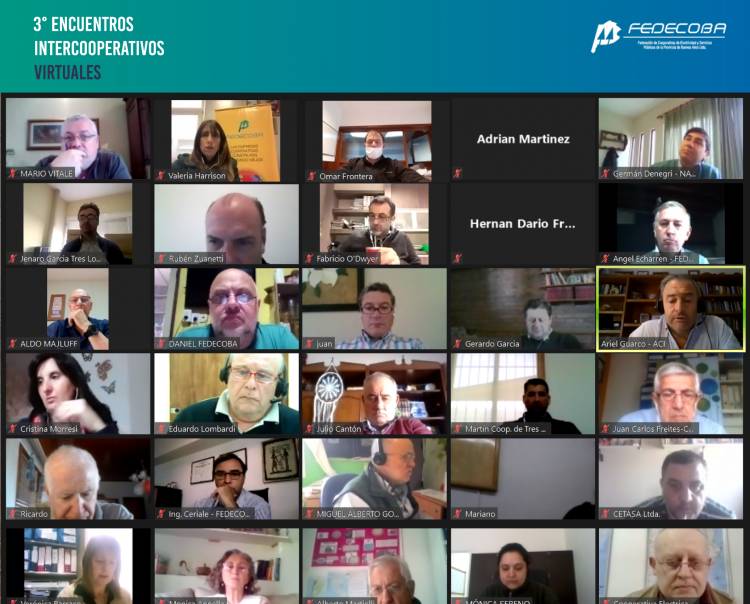 El 3° Encuentro Intercooperativo Virtual de FEDECOBA