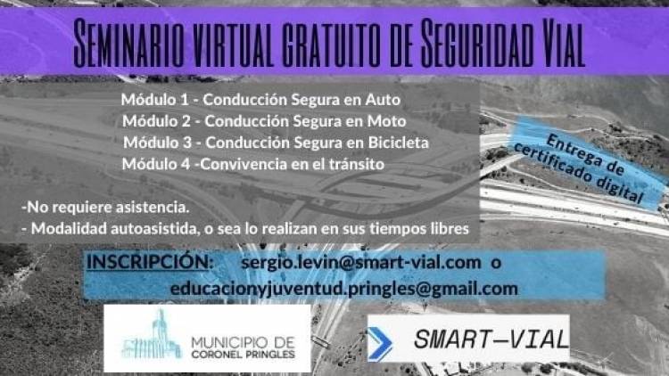 Seminario Virtual gratuito de Educación y Seguridad Vial