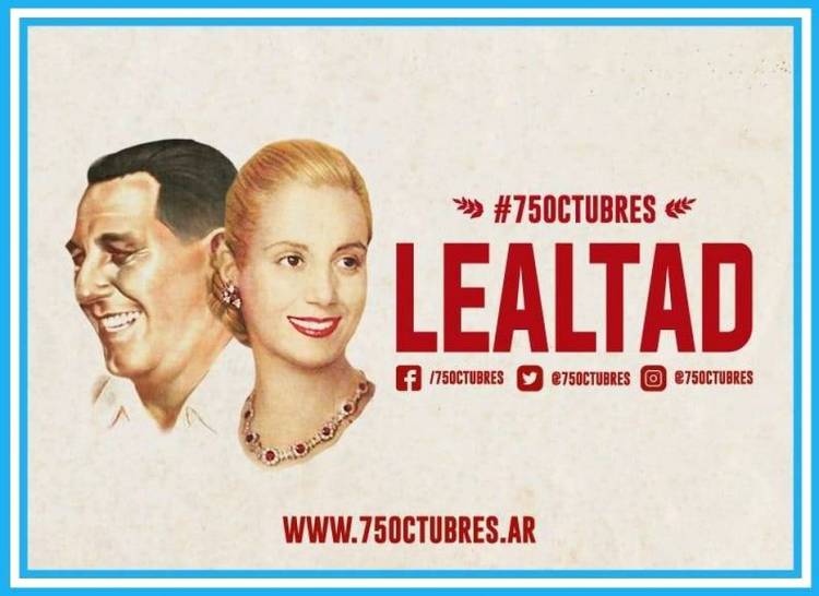 Día de la Lealtad: Movilización virtual en toda la Argentina