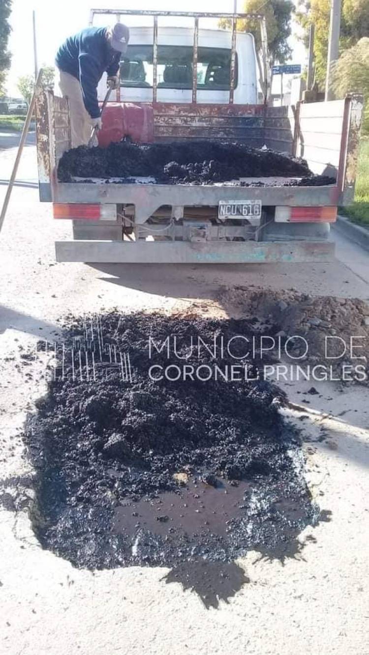 Bacheo en la ciudad