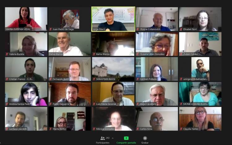 El Bloque oficialista estuvo en un ZOOM con María Eugenia Vidal