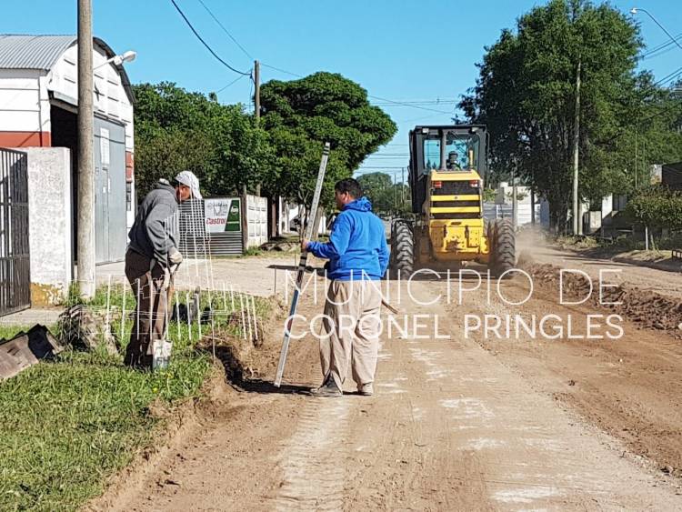 Ciudada: Medición y nivelación del terreno para hacer cordón cuneta