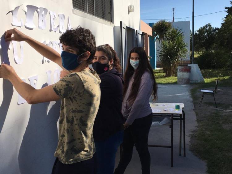 La Técnica y la EES 5 de Pringles, iniciaron actividades Presenciales SocioEducativas