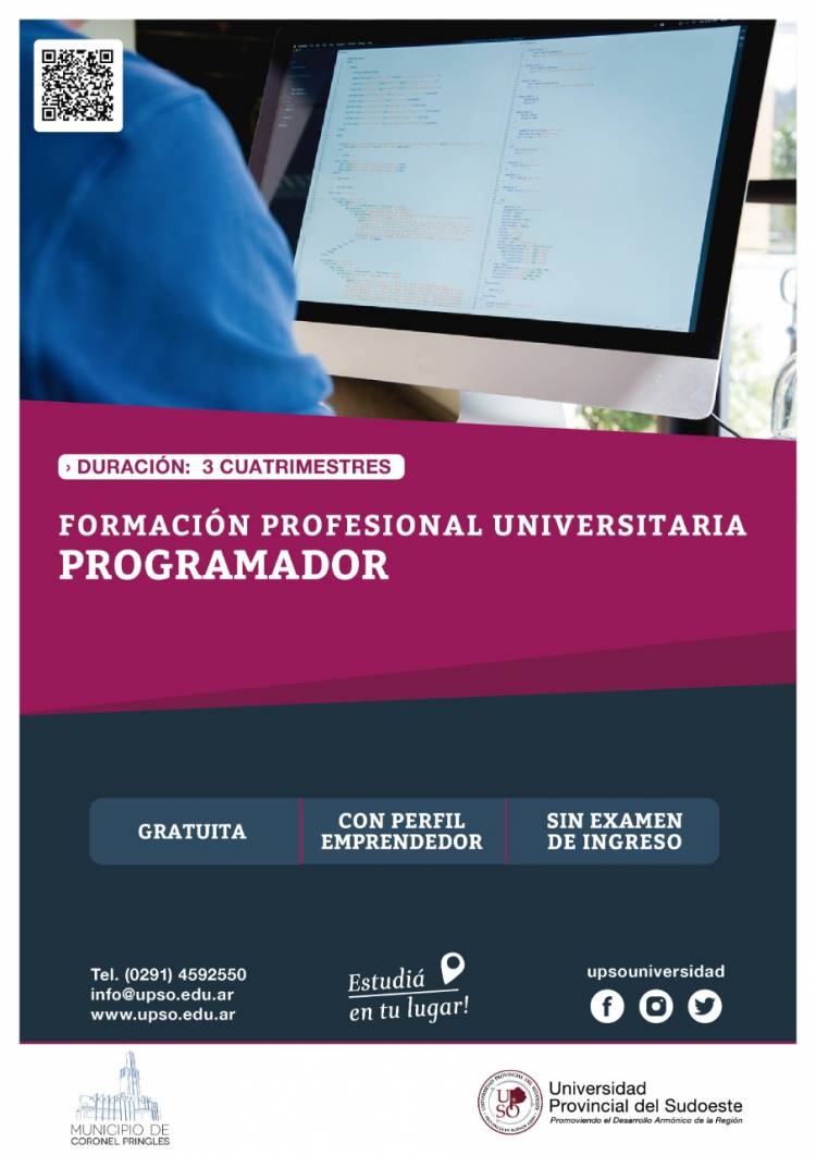Estudiar en Pringles: carreras universitarias con salida laboral