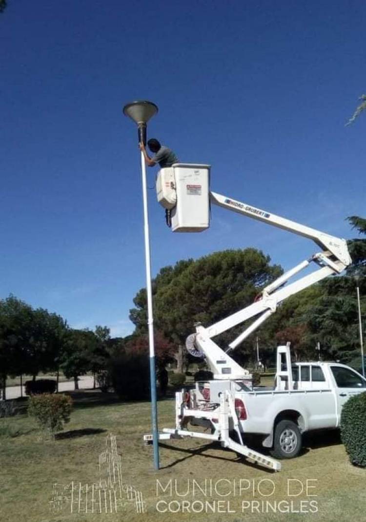 La Plaza San Martín de la localidad de Indio Rico recibirá los 91 años de la localidad con nuevas luces