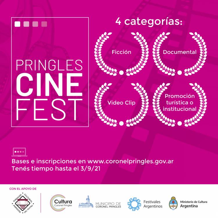 Pringles Cine Fest: abierta la convocatoria