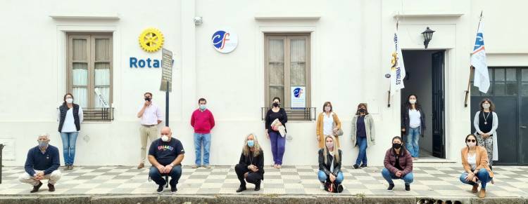 Guadalupe Merizzi asume como presidente del Rotary local