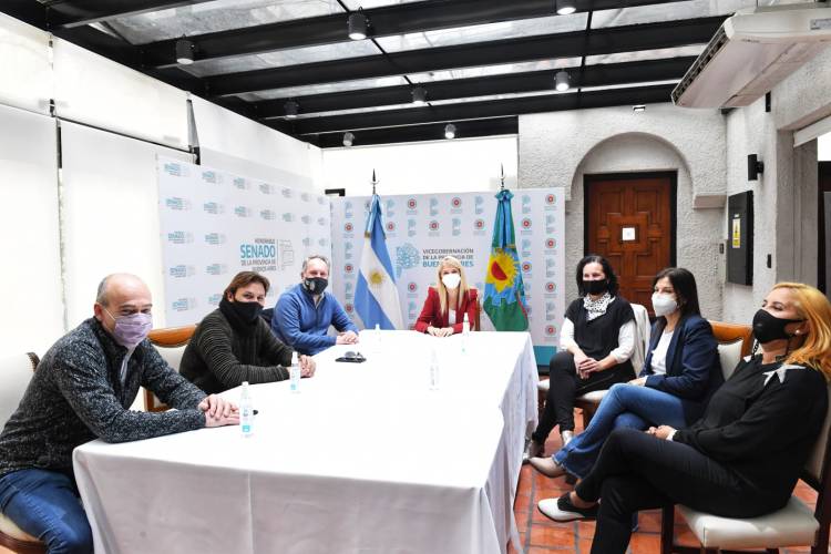 Referentes del Frente de Todos local se reunieron con la Vicegobernadora Magario y la Ministra García