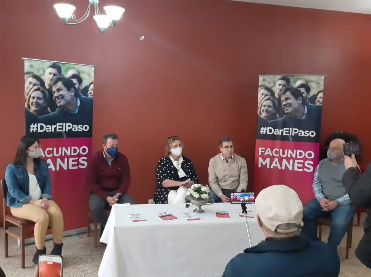 La Diputada Radical Anahí Bilbao pasó por Pringles dejando su apoyo a la lista encabezada por Luis González Estevarena