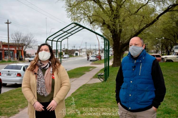 Mejoras en Plazoleta Eva Perón