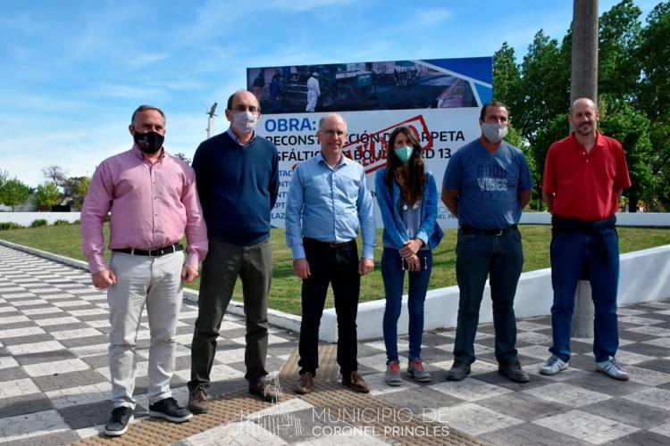 Fin de obra del reasfaltado del Boulevard 13