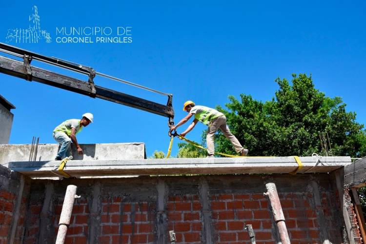 Avanza la construcción de nuevas dependencias de la Secundaria Nº 2