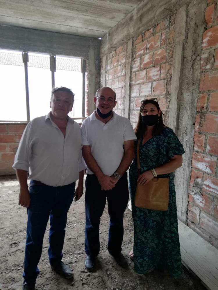 Los nuevos Consejeros Escolares recorrieron la obra de la Escuela Secundaria 2