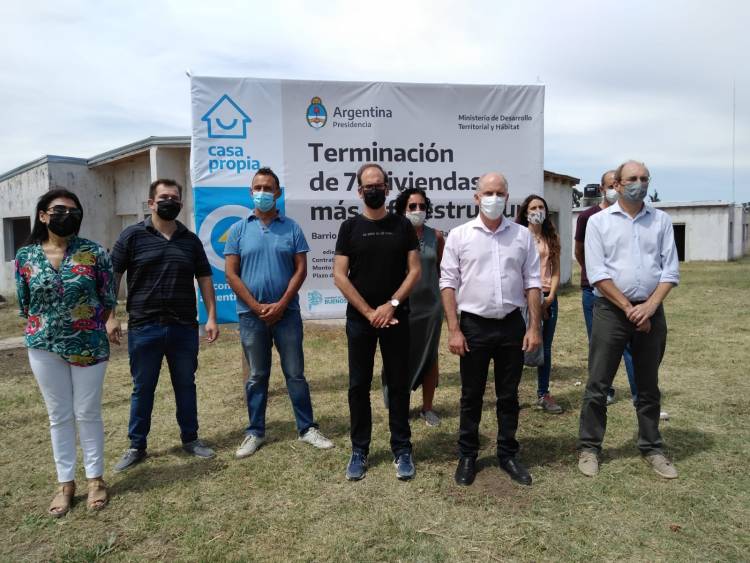 Se reanudó la construcción de las viviendas del ex Plan Federal