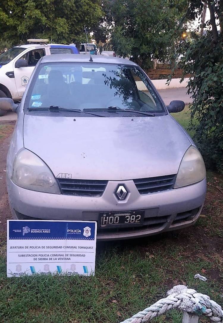 Persecución policial: Robaron un auto en Sierra de la Ventana y fueron capturados en Saldungaray