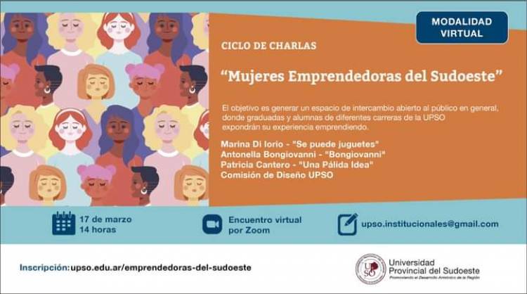 Charla: "Mujeres Emprendedoras del Sudoeste