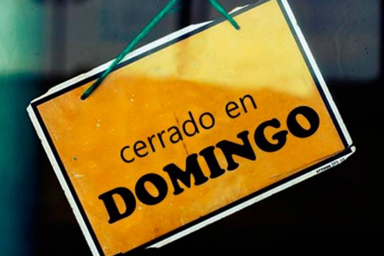 Comercios que superen los 400 m2 no podrán abrir los domingos