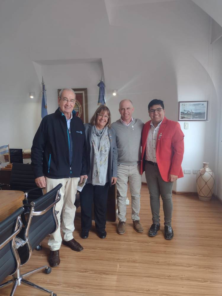 Visita oficial de la Gobernadora de Distrito de Rotary a Pringles