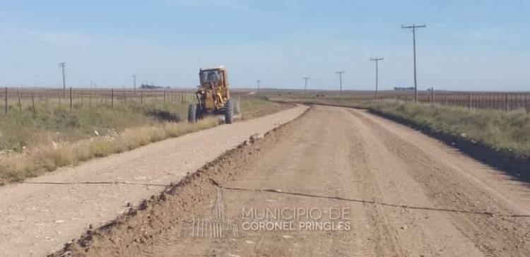 Se realizaron trabajos de mantenimiento en Caminos Provinciales