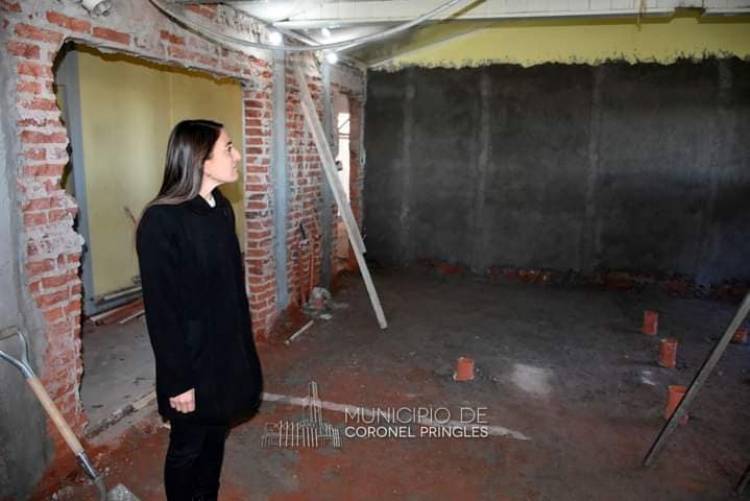 Barruti recorrió obras del Balneario local